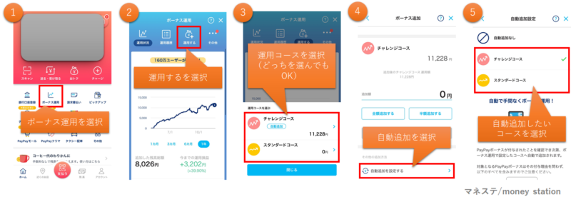 PayPayボーナスの自動追加設定のやり方